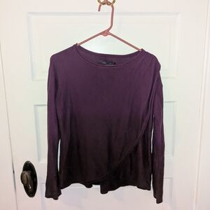 Prana Deep Purple Long Sleeve Top